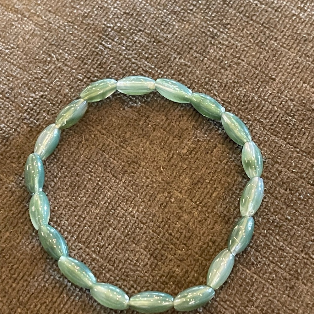 Green Beaded Bracelet